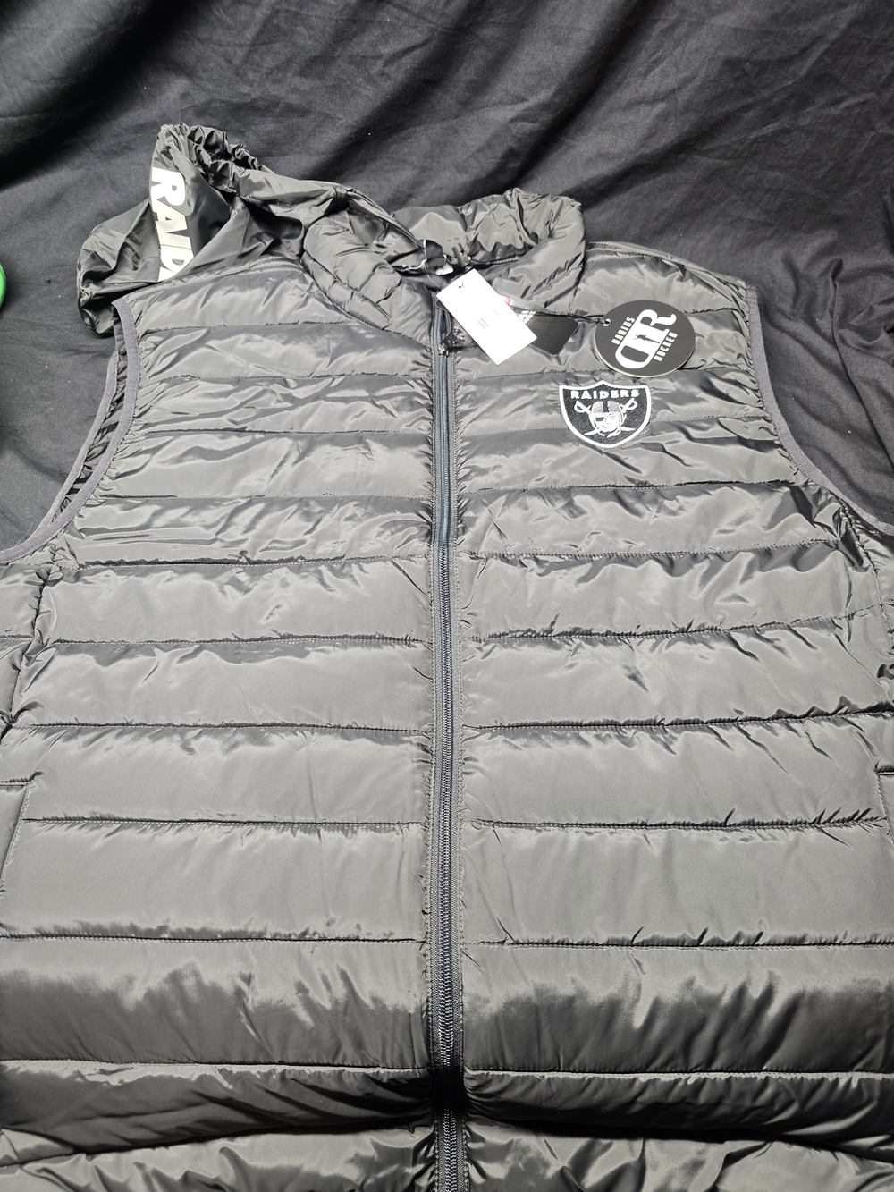 NEW WITH TAGS Las Vegas Raiders Darius Rucker Collection Puffer Vest XXL